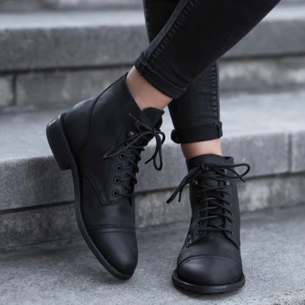 Thursday Boot Co. Matte Black Captain Boots Size 8